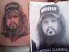 Dimebag Darrell portrait tattoo