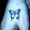 Tiny Butterfly tattoo