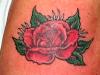a simple rose tattoo