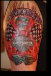 Harley man tattoo