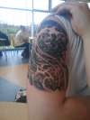 Jap Face and Snake tattoo