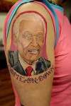 Bob Barker tattoo