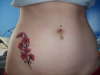 Flower design tattoo
