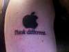 Think different. tattoo