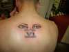 Eyes on my six tattoo