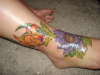 Lotus & Orchids tattoo