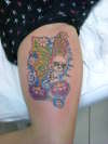 Comic Butterfly tattoo
