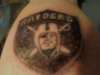 Finished Raiders symbol tattoo