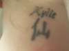 Kylie Angel tattoo