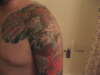 koi in water tattoo