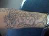 Koi Fish Outline tattoo