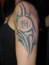 Vänster arm tattoo