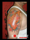 koi tattoo by reynold@borneoarttattoostudio.com