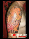 koi tattoo by reynold@borneoarttattoostudio.com