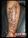 skull tattoo by reynold@borneoarttattoostudio.com