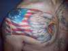 Eagle & US Flag Old Glory tattoo