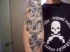 skull and wings tattoo