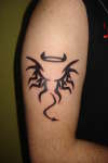 Angel Demon tattoo