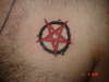 Pentagram tattoo