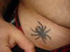 i did this spider by myself haha tattoo