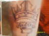 crown with banner tattoo