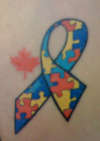 Autism Ribbon tattoo