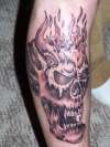 custom skull tattoo