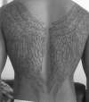 wing outline tattoo
