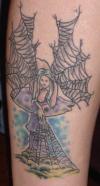 fairy leg tattoo