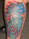 Lady Liberty tattoo