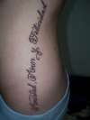 Friendship love and happiness tattoo