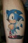 Sonic the Hedgehog tattoo