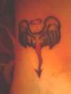 angel/devil tattoo