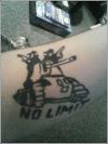 No Limit Baby! tattoo