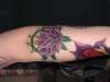 flower w/  thorns tattoo