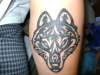 TRIBAL WOLF tattoo