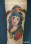 Cowgirl tattoo