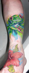 frog tattoo