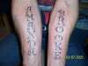 Kids names tattoo