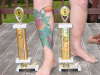 FIRST PLACE  trophys when leg was half done -last year tattoo