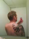 My koi from behind tattoo