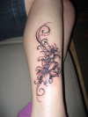 Shadow Lilies tattoo