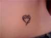 tribal heart tattoo