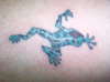 tree frog/inner thigh tattoo