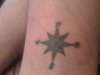 Nautical star tattoo