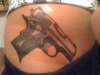 1911 pistol tattoo