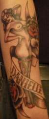 Pinup tattoo