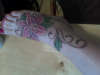 Tiger Lily on Foot tattoo
