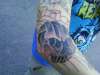 skull waterfall tattoo