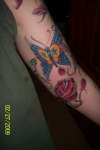 Butterly Color tattoo